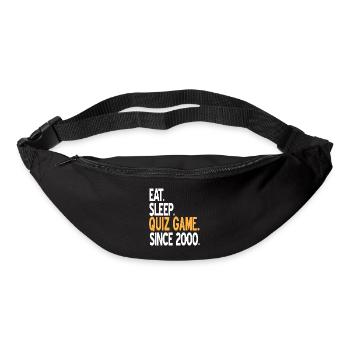 Eat. Sleep. QUIZ GAME. Since 2000 Awesome Retro - Bum bag - black - Front