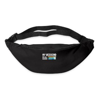 My Weekend Is All Booked Bookworm - Bum bag - black - Front