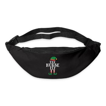 Je suis l’elfe infirmière - Sac banane - noir - Devant