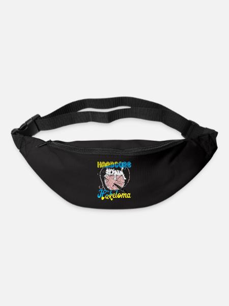 Hardcore Häkeloma - Gürteltasche - Schwarz