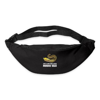 Murène pour garçons - Sac banane - noir - Devant