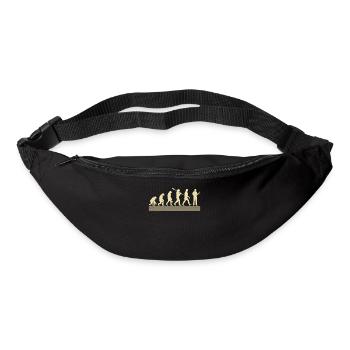 Evolution Des Gymnasiallehrers - Gürteltasche - Schwarz - Vorne