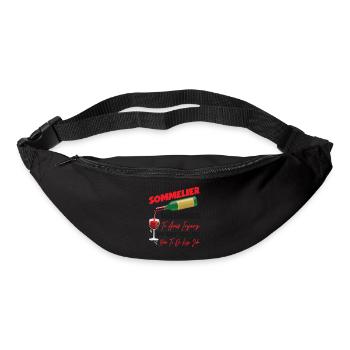 Sommelier Wine Drinking Tasting - Gürteltasche - Schwarz - Vorne