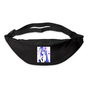 Japan Anime Drawing - Bum bag - black - Front