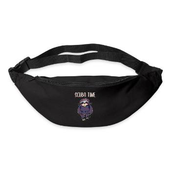 Scuba Diving Sloth Lazy Animal Diving I Gift - Bum bag - black - Front