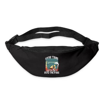 Gym Weightlifting Sport Bodybuilding Gym - Bum bag - black - Front