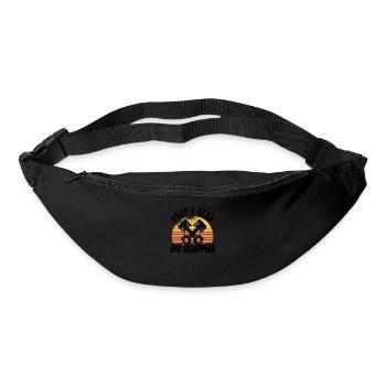 Rennfahrer Rennwagen Tuning Rennsport Motorsport - Gürteltasche - Schwarz - Vorne