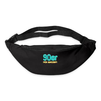 90er Jahre - Gürteltasche - Schwarz - Vorne