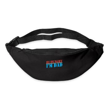 Hallo Hungrig Ich Bin Papa Vater Vater Tag Papi - Gürteltasche - Schwarz - Vorne