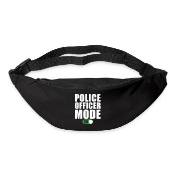 Mode Policier Un policier - Sac banane - noir - Devant