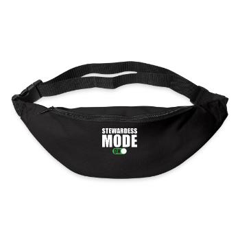 Stewardess Mode On - Bum bag - black - Front