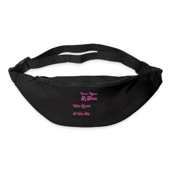 Running Runner Half Marathon Girl - Bum bag - black - Front