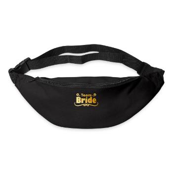 Team Bride en or - Sac banane - noir - Devant