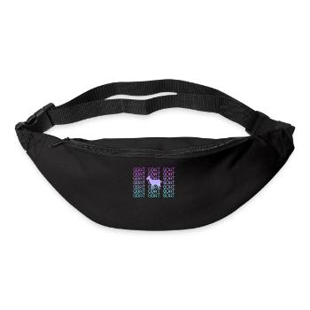 Chèvre - Sac banane - noir - Devant