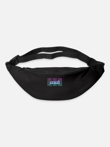 Échecs - Sac banane - noir