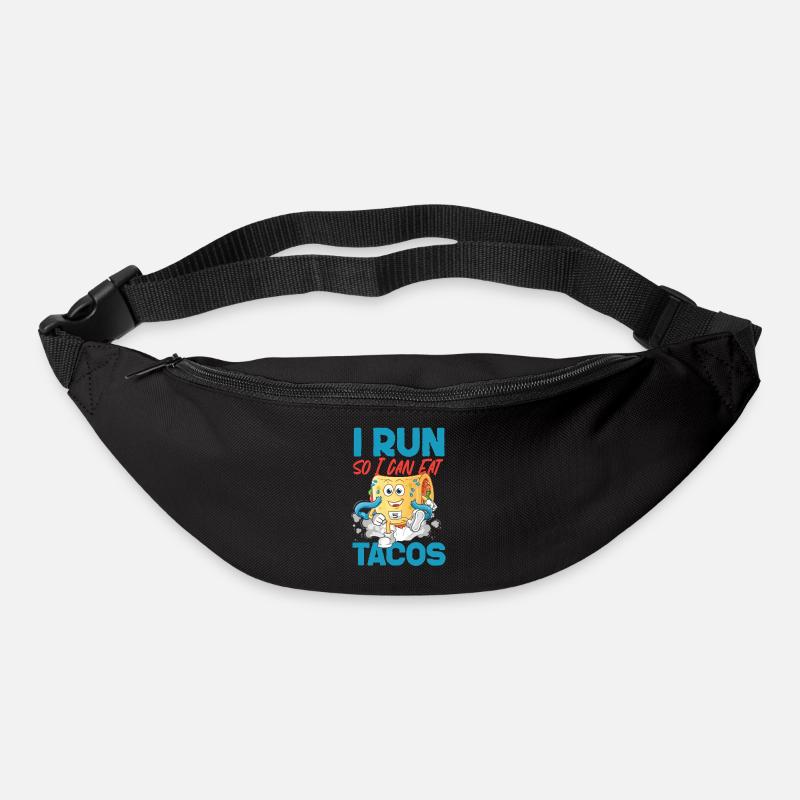Running Runner Half Marathon Taco - Gürteltasche - Schwarz