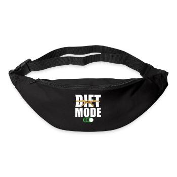Diet Saying Diet Mode On - Bum bag - black - Front
