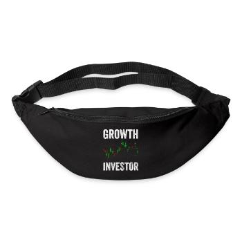 Wachstumsinvestor Growth Wachstum Anleger Anlegen - Gürteltasche - Schwarz - Vorne