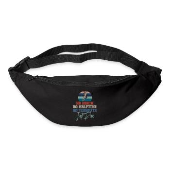 Running Runner Half Marathon No - Bum bag - black - Front