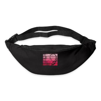 Roller Coaster Girl Retro Vintage - Bum bag - black - Front