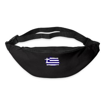 Greece Flag Grunge Greece Flag - Bum bag - black - Front