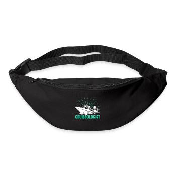 Drôle de marin croisière Croisière Hommes Femmes Cadeau - Sac banane - noir - Devant