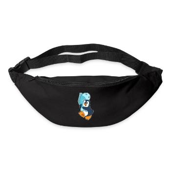 Pinguin Fisch - Gürteltasche - Schwarz - Vorne