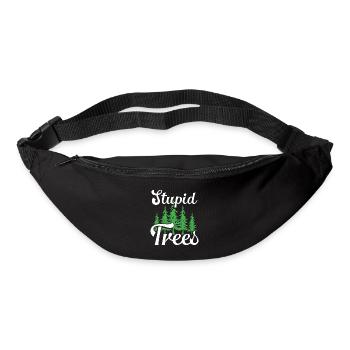 Wald Im Discgolf - Gürteltasche - Schwarz - Vorne