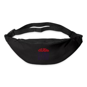 T-shirt Toulousain et fière de l'être - Sac banane - noir - Devant
