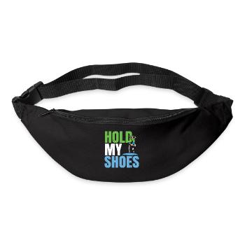 Tiens mes chaussures Trampoline Trampoline Trampoline - Sac banane - noir - Devant