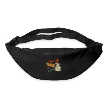 blacksmith forge anvil metal worker metal - Bum bag - black - Front