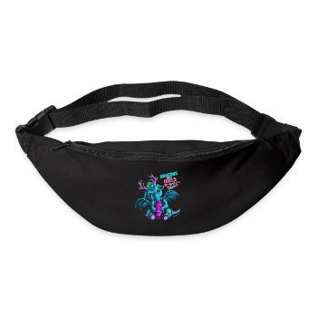 Drachen sind der beste Freund eines Mädchens - Gürteltasche - Schwarz - Vorne