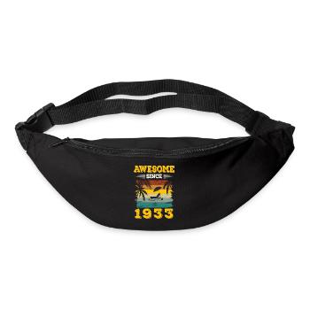 Awesome Since 1933 Vintage Birthday gift - Bum bag - black - Front