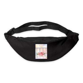 Angelcore Ästhetische Rosen Heaven Angels - Gürteltasche - Schwarz - Vorne
