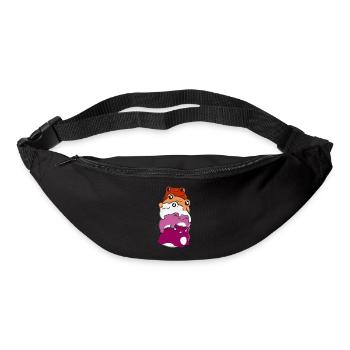 Lesben- und Schwulenstolz Froschhaufen Lesben- und - Gürteltasche - Schwarz - Vorne