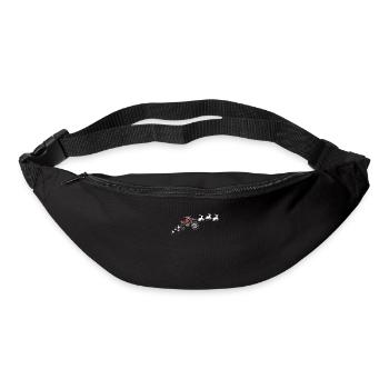 Motocross Santa Christmas Sleigh - Drôle - Sac banane - noir - Devant