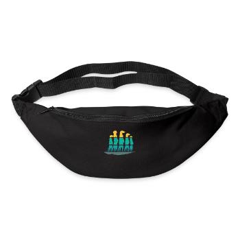 Meerkats Blue And Yellow - Bum bag - black - Front