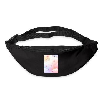 Angelcore Aesthetic Heaven Engel Harfen - Gürteltasche - Schwarz - Vorne