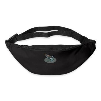 Pfeilgiftfrosch I Kröte Frosch Motiv für Amphibien - Gürteltasche - Schwarz - Vorne