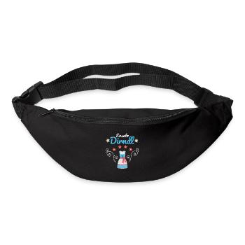 Dirndl Ersatz - Gürteltasche - Schwarz - Vorne