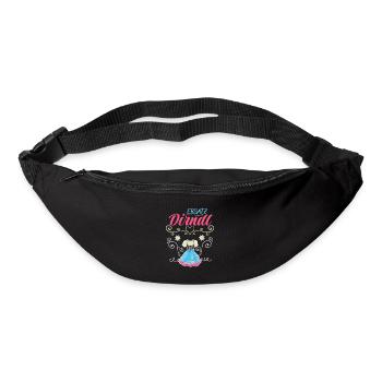 Dirndl Ersatz - Gürteltasche - Schwarz - Vorne