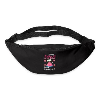 In Mei Dirndl Kumm I Nimma Nei | - Gürteltasche - Schwarz - Vorne