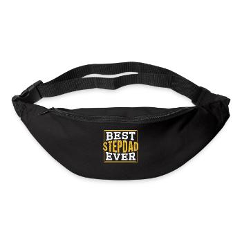Bester Stiefvater Aller Zeiten Stiefpapa Stepdad - Gürteltasche - Schwarz - Vorne