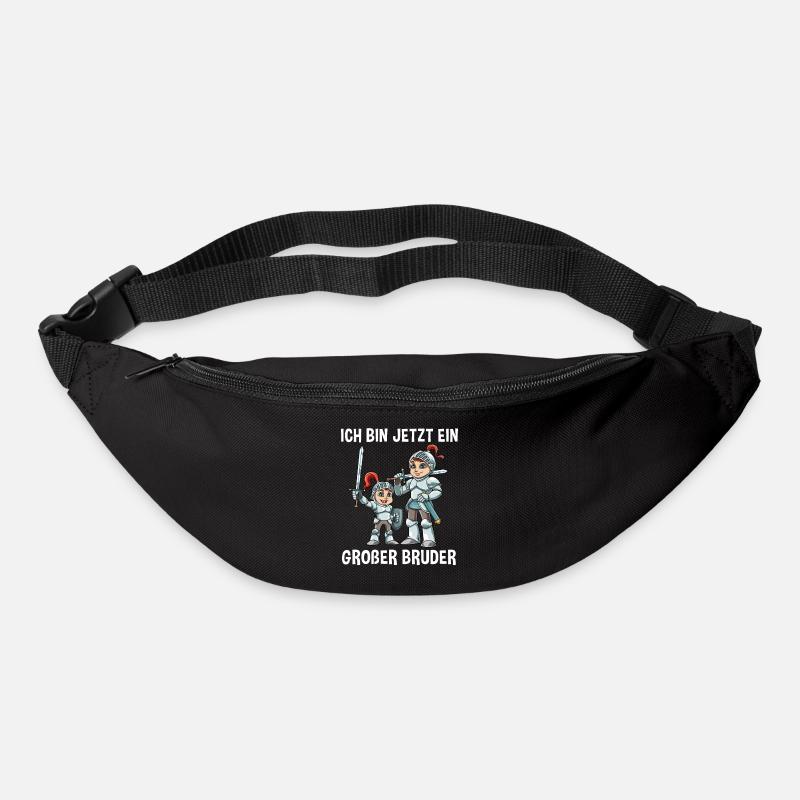 Ritter Großer Bruder - Ich bin jetzt ein Großer - Gürteltasche - Schwarz