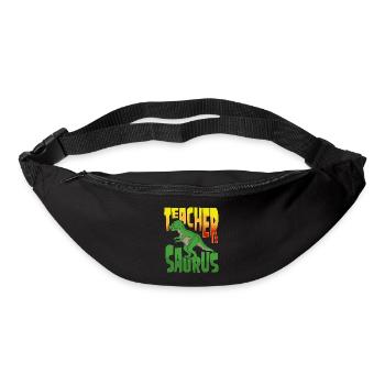 Lehrer T rex dinosaurier - Gürteltasche - Schwarz - Vorne