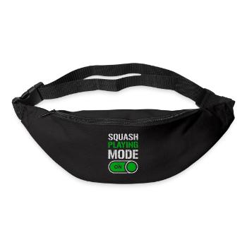 Squash-Spielmodus beim Spielen von Serve Racket Player - Gürteltasche - Schwarz - Vorne