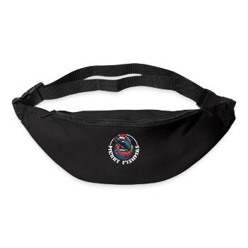 Merry Fishmas Funny Fish Christmas Fishing Xmas - Bum bag - black - Front