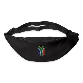 Fingerabdruck Südafrika D.N.A. Kontinent - Gürteltasche - Schwarz - Vorne