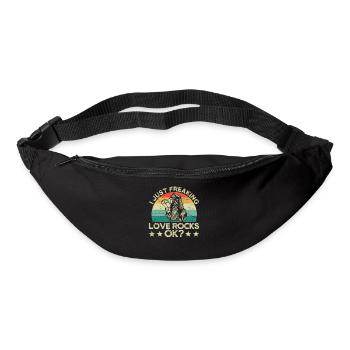 Funny Rock Hunting Geologist Rock Hunter - Bum bag - black - Front