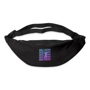 Retro Vintage Classic Archer Archery - Bum bag - black - Front